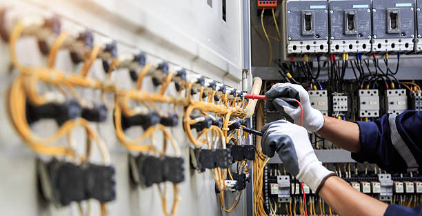 Professional Electrician technician working in Burleson, TX